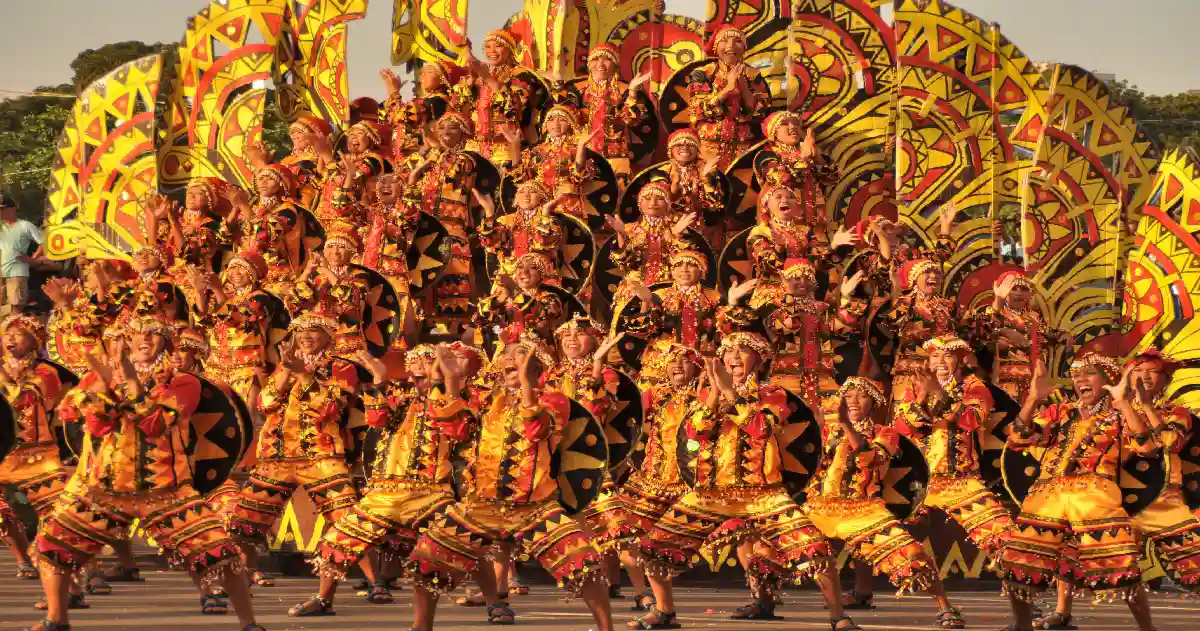 A dance performance for Davao City’s Kadayawan Festival.